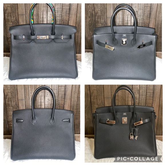 NEW HERMÈS BIRKIN 35 TOGO LEATHER - Picture 16 of 16